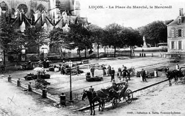 Iconographie - La place du Marché (le mercredi)