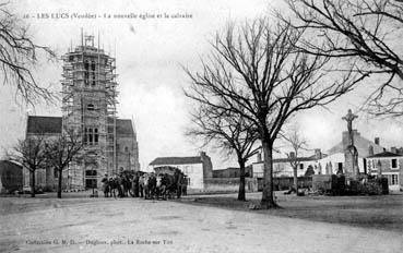 Iconographie - La nouvelle église et le calvaire