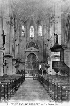 Iconographie - Eglise Notre-Dame du Bon-Port - La grande nef