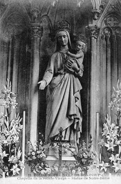 Iconographie - Eglise Notre-Dame de Bon Port - Chapelle de la Sainte-Vierge - Statue de Notre-Dame
