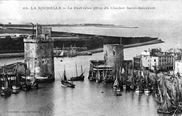 Iconographie - Le port (vue prise du clocher Saint-Sauveur)