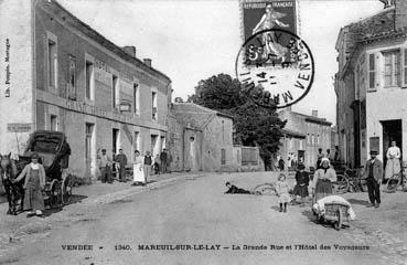 Iconographie - La Grande Rue et l'Hôtel des Voyageurs