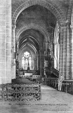 Iconographie - Intérieur de l'église Saint-Laurent