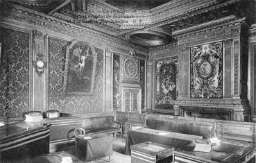 Iconographie - La chambre civile - Christ original de Jouvenet et tapisserie des Gobelins