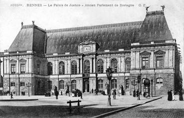 Iconographie - Le palais de Justice - Ancien Parlement de Bretagne