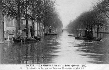 Iconographie - La grande crue de la Seine