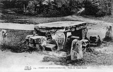 Iconographie - Forêt de Fontainebleau - Table du Grand-Maître