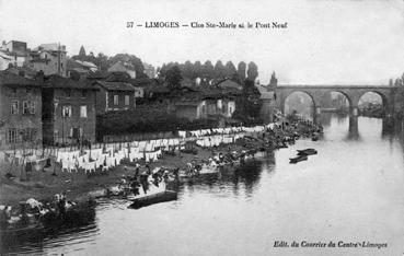 Iconographie - Clos Sainte-Marie et le pont neuf