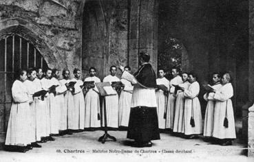 Iconographie - Maîtrise Notre-Dame de Chartres - Classe de chant
