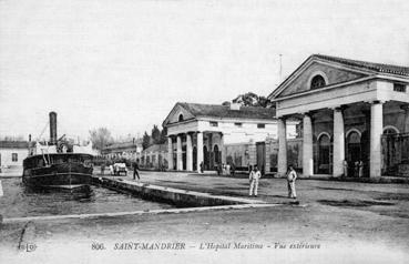 Iconographie - L'hôpital maritime - Vue extérieure