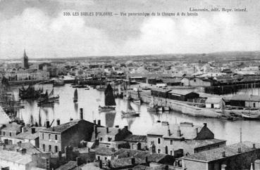 Iconographie - Vue panoramique de la Chaume et du bassin