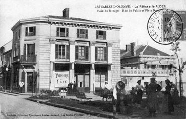 Iconographie - Le pâtissier Alder - Place du Minage - Rue du Palais et place Navarin
