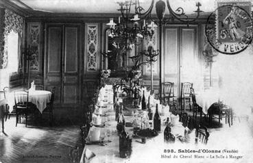 Iconographie - Hôtel du Cheval-Blanc - La salle à manger