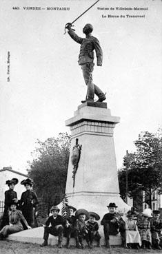 iconographie - Statue de Villebois-Mareuil, le héros du Transvaal