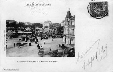 Iconographie - Avenue de la Gare et place de la Liberté