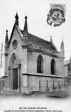 Iconographie - Chapelle Notre-Dame de Bonne Espérance - But de pèlerinage