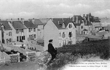 Iconographie - Les nouveaux chalets vue prise des vieux moulins