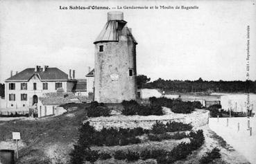 Iconographie - La gendarmerie et le moulin de la Bagatelle