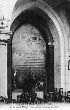 Iconographie - Eglise Saint-Michel - Chapelle des Morts de la guerre