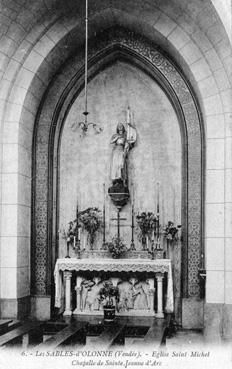 Iconographie - Eglise Saint-Michel - Chapelle de Sainte Jeanne d'Arc