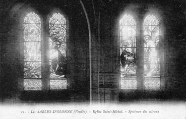 Iconographie - Eglise Saint-Michel - Spécimen des vitraux