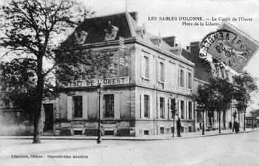 Iconographie - Le Crédit de l'Ouest - Place de la Liberté