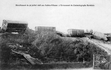 Iconographie - Déraillement du 29 juillet 1908 aux Sables-d'Olonne