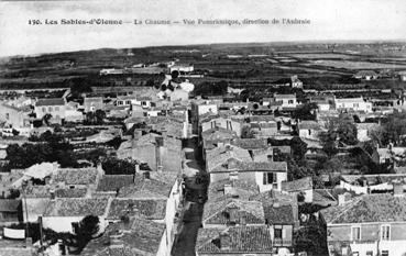 Iconographie - La Chaume - Vue panoramique, direction de l'Aubraie