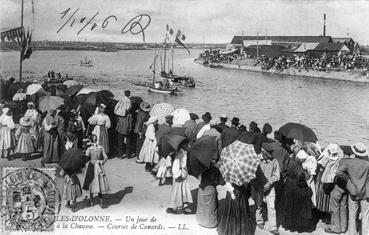 Iconographie - Un jour de fête à la Chaume - Course aux canards