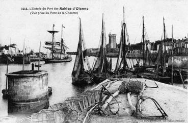 Iconographie - L'entrée du port des Sables-d'Olonne
