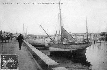 Iconographie - La Chaume - L'embarcadère et le quai