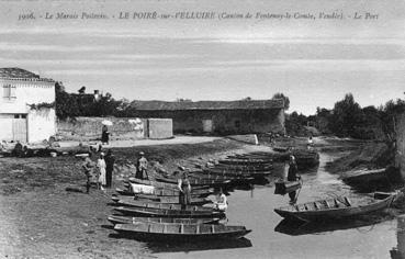 Iconographie - Le marais poitevin - Le port