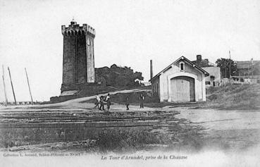 Iconographie - La tour d'Arundel prise de la Chaume