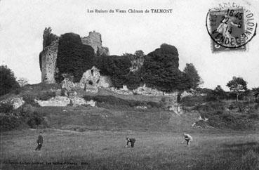 Iconographie - Les ruines du vieux château de Talmont