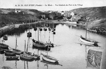 Iconographie - La Meule - Vue générale du port et du village
