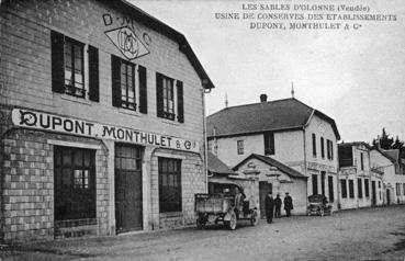 Iconographie - Usine de conserves des établissement Dupont, Monthulet & Cie