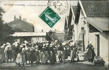 Iconographie - La Chaume - Entrée des usines à sardines