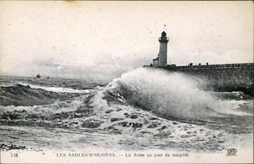 Iconographie - La jetée un jour de tempête