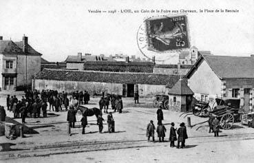 Iconographie - Un coin de la foire aux chevaux, la Place de la bascule