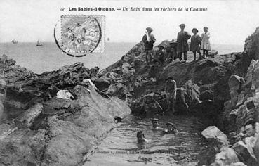 Iconographie - Un bain dans les rochers de la Chaume