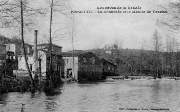 Iconographie - La chaussée et le moulin de Crochet