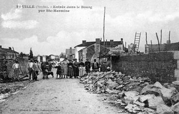 Iconographie - Entrée du bourg par Sainte Hermine