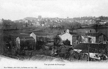 Iconographie - Vue générale de Pouzauges