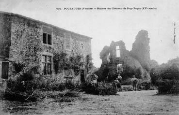 Iconographie - Ruines du château de Puy Papin (XVe siècle)