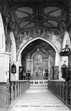 Iconographie - Intérieur de l'église - La Chaume