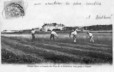 Iconographie - Grand Hôtel et Casino des Pins de la Rudelière. Vue prise à l'Ouest