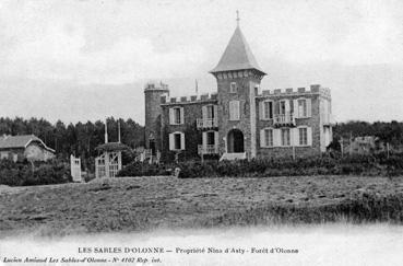 Iconographie - Propriété Nina d'Asty - Forêt d'Olonne