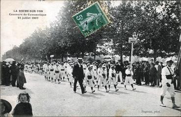 Iconographie - Concours de Gymnastique (21 juillet 1907)