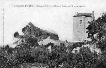 Iconographie - Ruines générales de l'abbaye de Saint-Jean-l'Orbestier