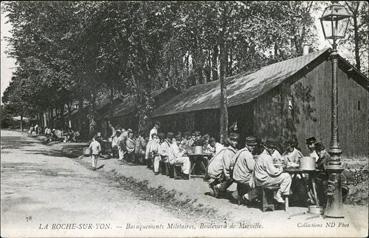 Iconographie - Baraquements militaires Boulevard de Mirville